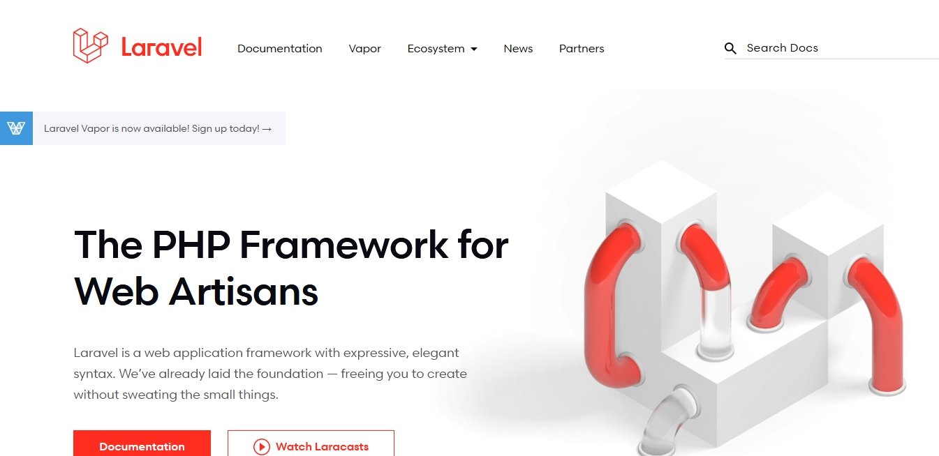 Popular framework laravel